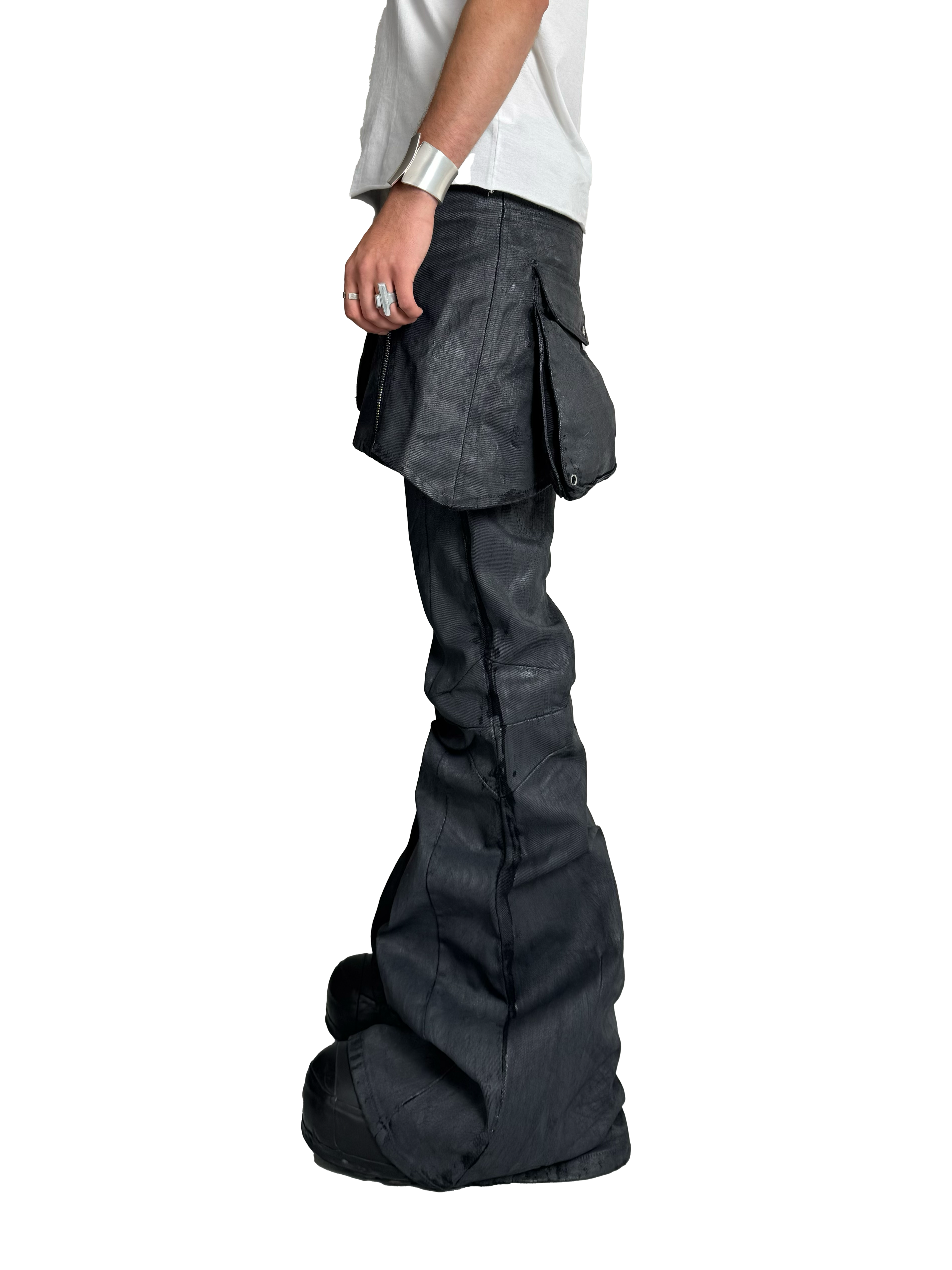 nicolas lee rickowens flare coating nicolas lee パンツRick Owens 